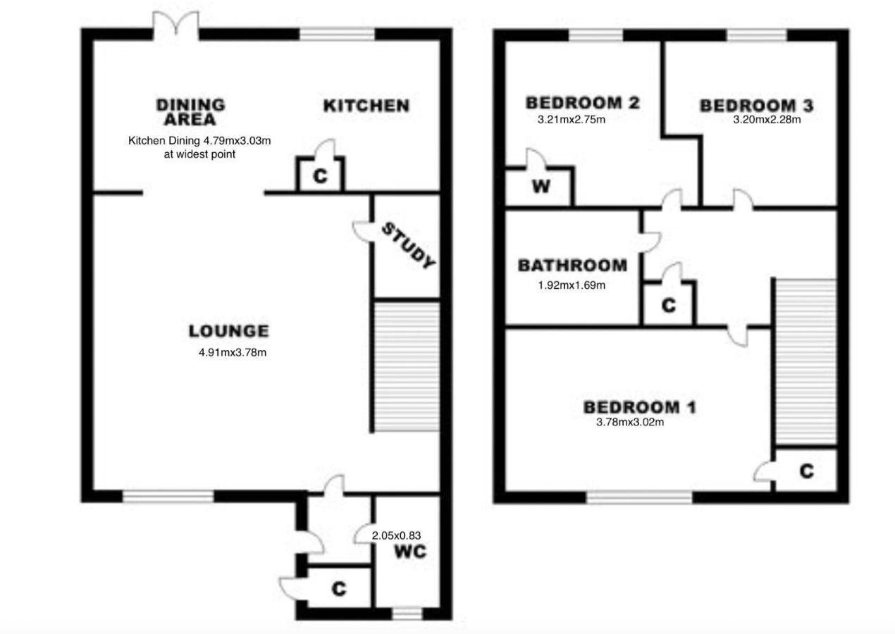 Urban Escape Glasgow Green Free Parking 20Min Walk To City Center Экстерьер фото